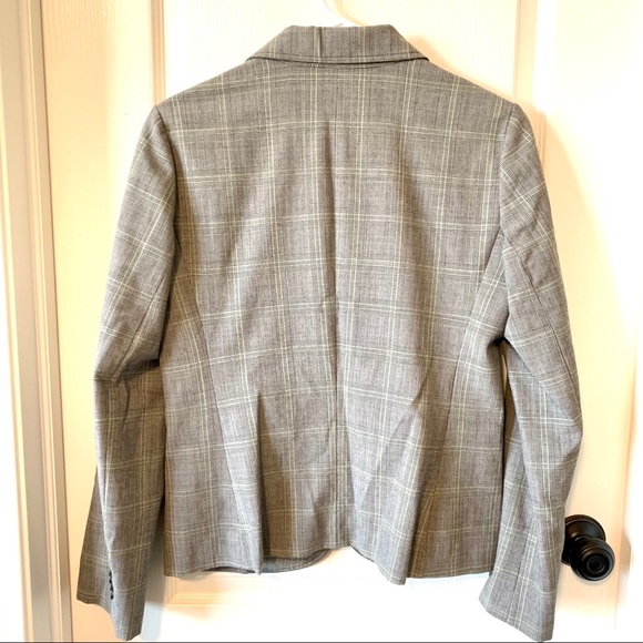 LANDS’ END Single Breasted Plaid Blazer—SZ. 4 - Picture 9 of 14